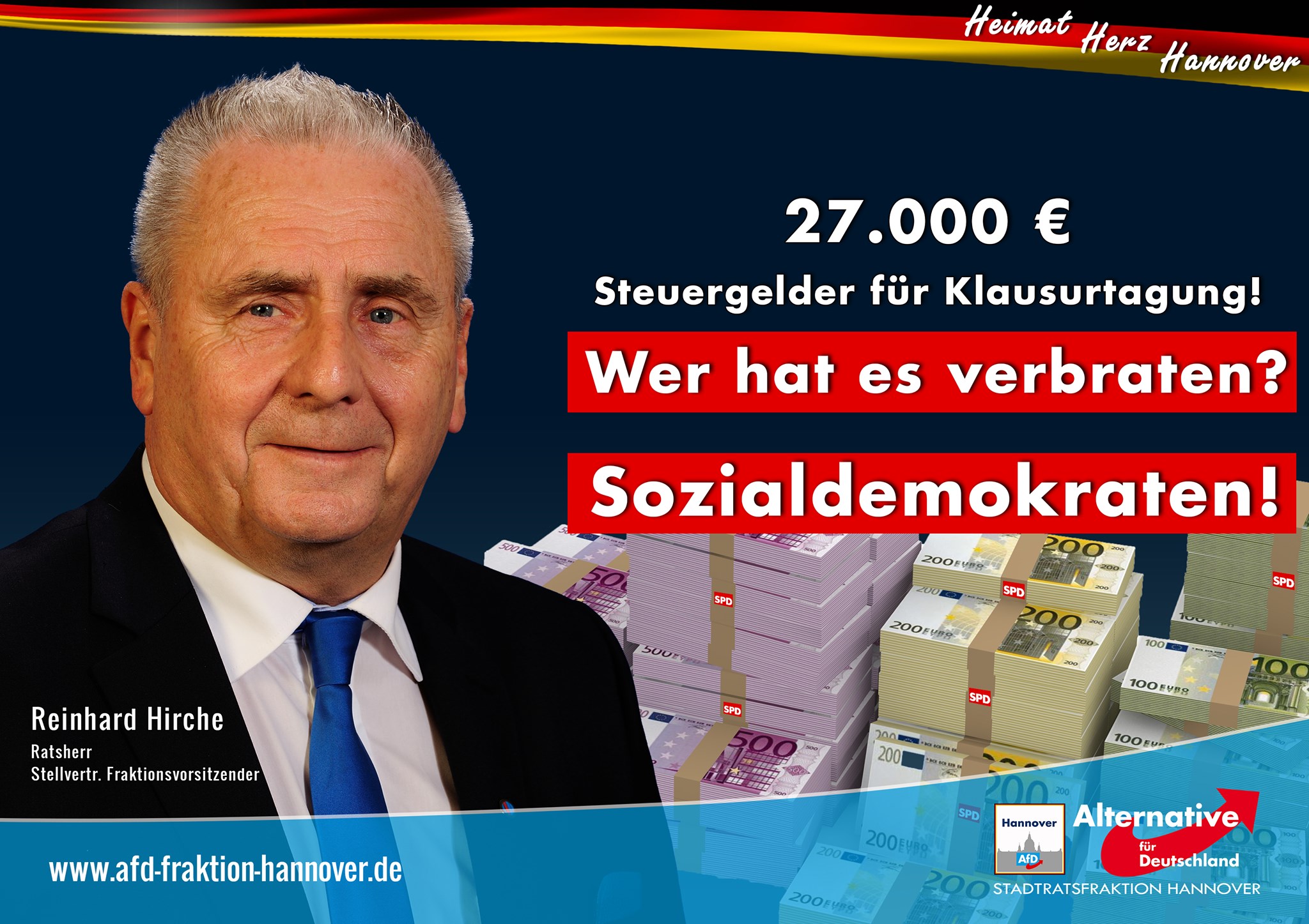 27000 Euro wer hats verbraten