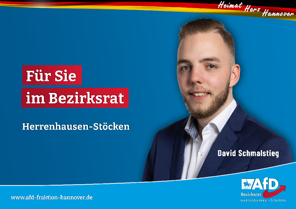 Für Sie im Bez. Rat David Schmalstieg