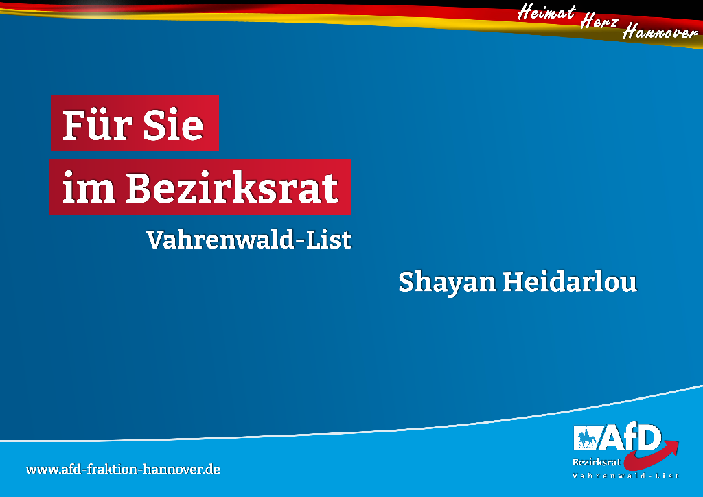 Für Sie im Bez. Rat Shayan Heidarlou