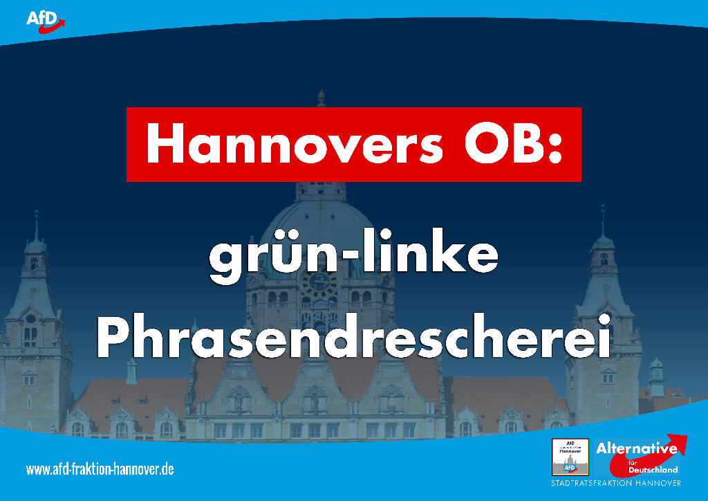 OB grün linke Phrasen