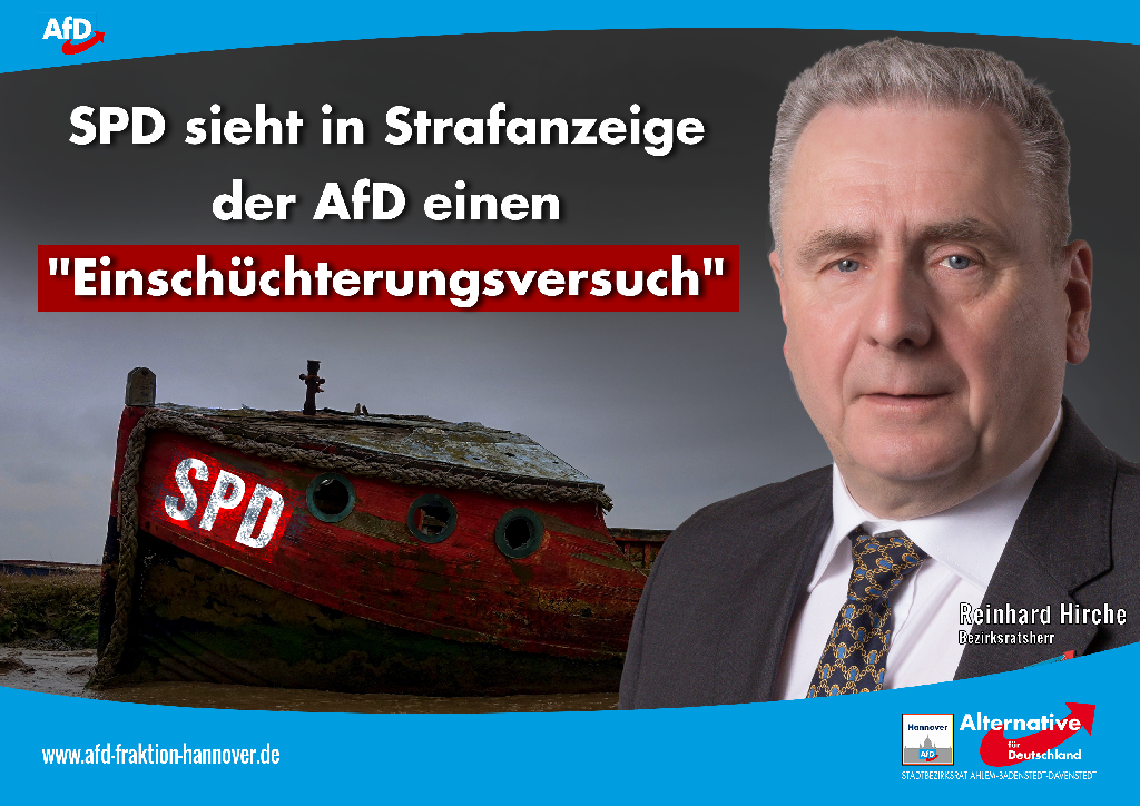 Reinhard SPD Strafanzeige