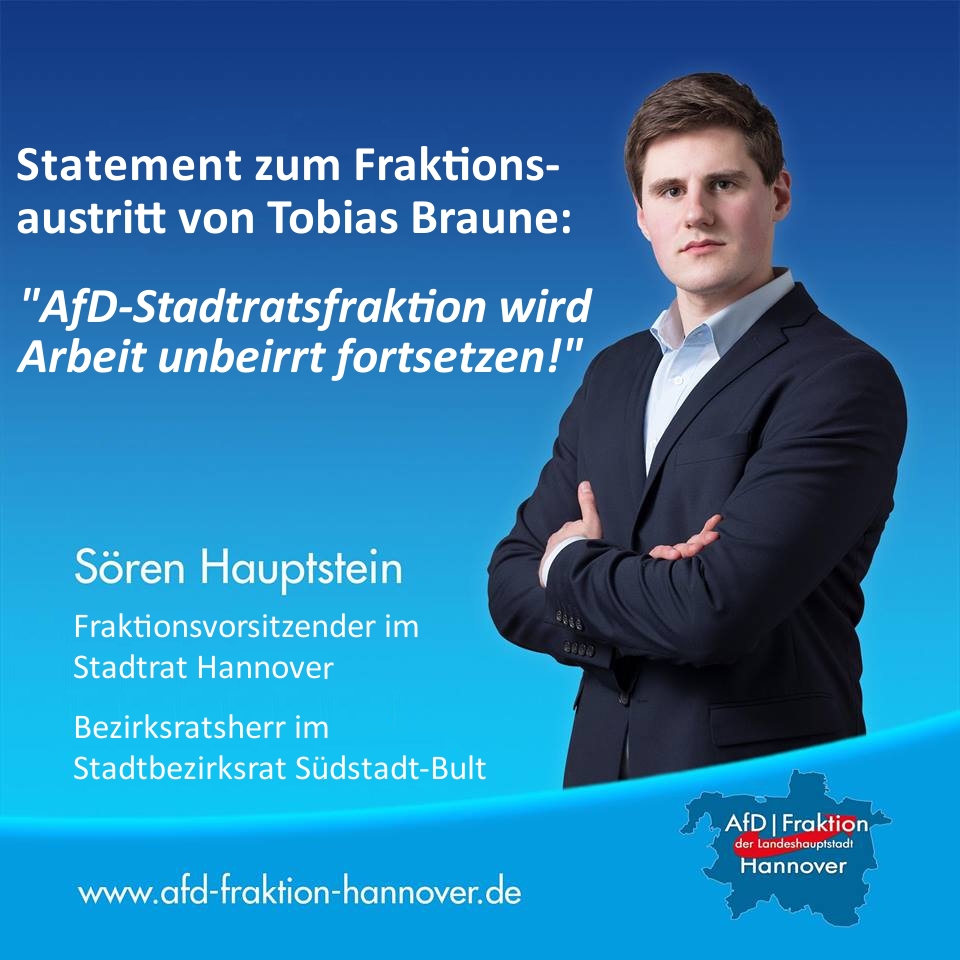 Statment zum Fraktionsaustritt von Tobias Braune