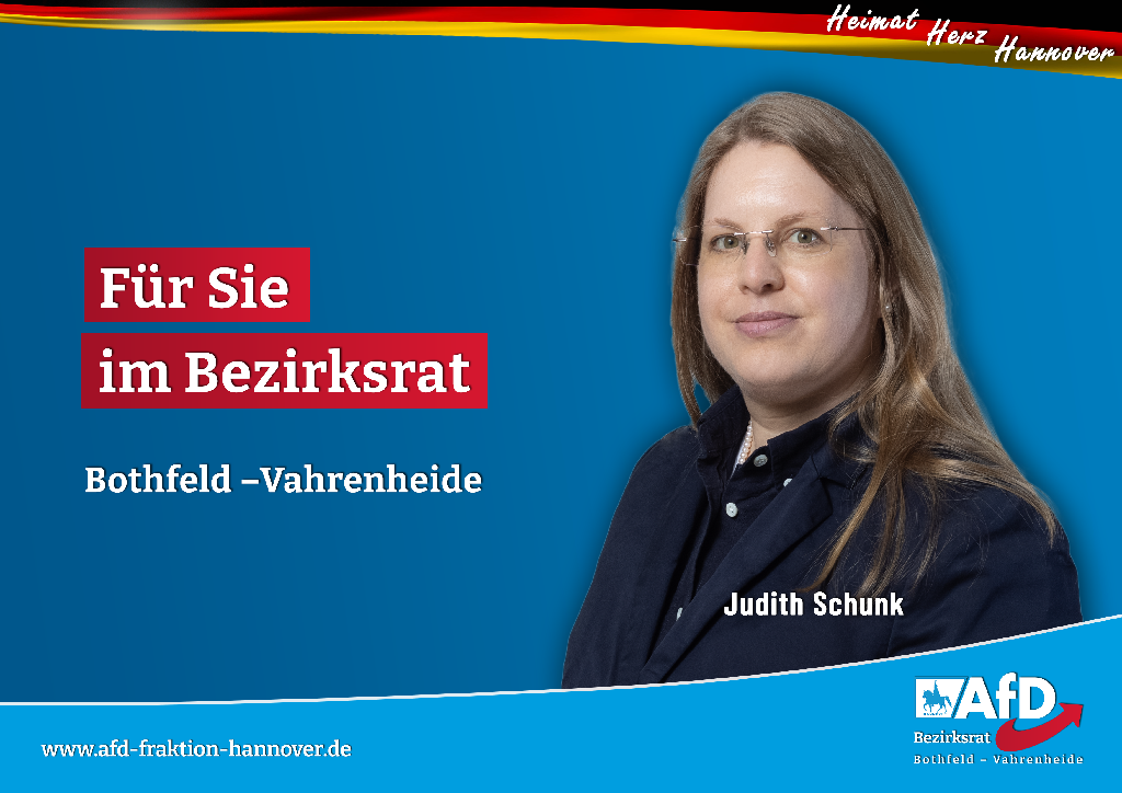 Für Sie im Bez. Rat Judith Schunk